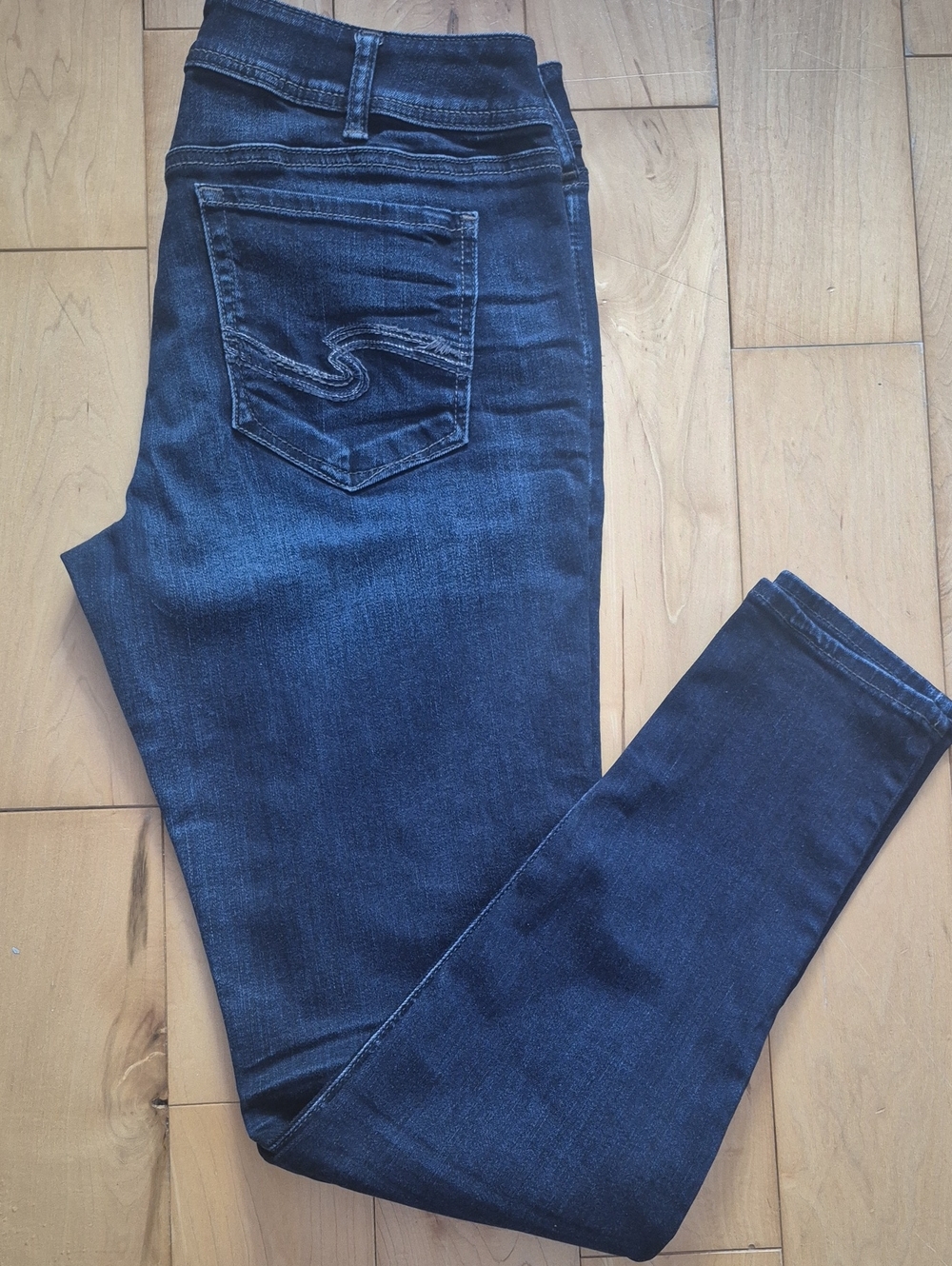Silver Jeans Dark Indigo Skinny Jeans